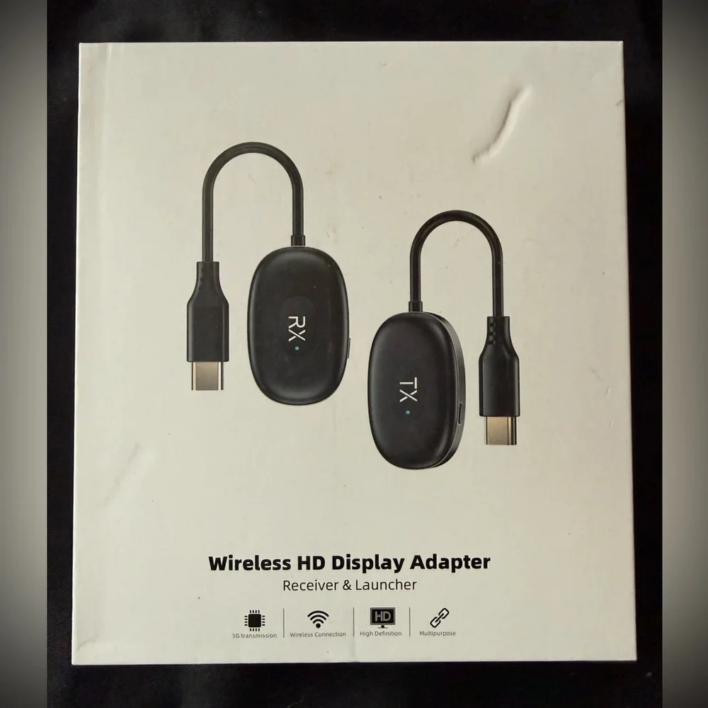 New Wireless HD Display Adapter - Black